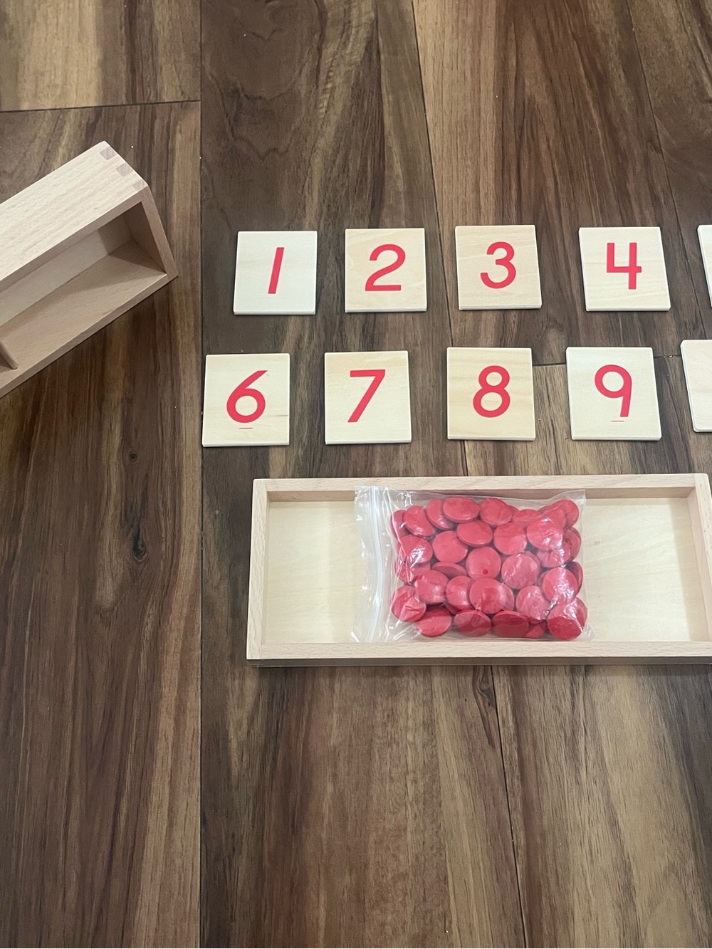 Montessori Wooden Number Game